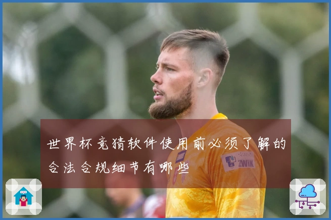 世界杯竞猜软件使用前必须了解的合法合规细节有哪些