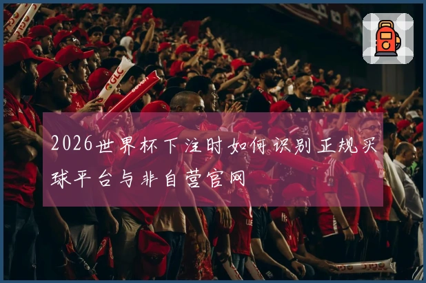 2026世界杯下注时如何识别正规买球平台与非自营官网