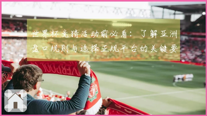 世界杯竞猜活动前必看：了解亚洲盘口规则与选择正规平台的关键要点