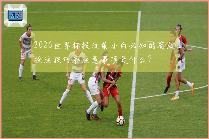 2026世界杯投注前小白必知的有效投注技巧和注意事项是什么？
